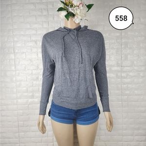 old navy xs gray hoodie top